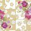 70gsm flower pigment fabric for making bed sheet