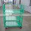 K-024 Wire Warehouse Logistic Trolley Cart Warehouse Trolley