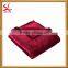 Velvet Plush Throw, Home Fleece Throw Blanket,60 by 78-Inch,Burgundy