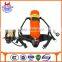 Self-contained positive pressure air breathing apparatus for fire-fighting