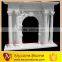 Marble Carved Double Frame Mantel Stone