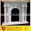 Home decorative hand carved antique natural marble fireplace mantels