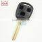 High Quatity Toyota remote key shell 3 button Car Key toyota with toy 43 blank with gold logo romote key shell
