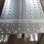 Galvanized scaffolding