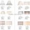 wholesale direct price beige linen drum lamp shade table lamp shade high quality