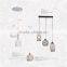 Suspended E27 60W plastic ratten drop lighting fixture