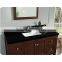 Dark Cherry 24" Solid Wood Tiny House Bathroom Vanity Made in China