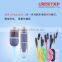 long length usb data charger cable 2 in 1 usb to red white yellow cable for mobile