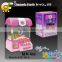2016 hot toys plastic small candy claw machine toys claw game