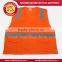 road work safety reflective vest with pencil pocket and solid pocket