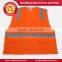 road work safety reflective vest with pencil pocket and solid pocket