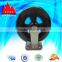 5 inch Jujube red single ball bearing wheel and high quality PU castor wheel