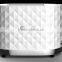 Newest Hot Sale high quality high end Diamond design 1000W 2 slice wide slot toaster