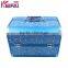 Buy Wholesale Direct From China Double Open Blue Aluminum Beauty Case With 4 Trays