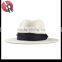 paper straw fedora hat