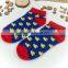 New Design Red Blue Sock With Baby Duck