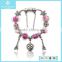 Fashion Alloy HAPPY Letter Alphabet Charming Teen Bangle Bracelet Jewelry