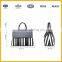 Big capacity PU leather handbag with handle , fashion beauty briefcase