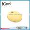 Zinc alloy gold custom engraved metal round charms tag
