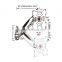 360 Degrees Swivel Elegant up and Down tv Mount