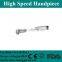 Dental High Speed Handpiece Knurled Large Torque Push Button 3 Water Spray 4 Hole Steel Bearing