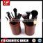 16pcs professional cosmetic brush set with brown barrels pack