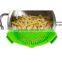 Food Pot Strainer Lid Pasta Kitchen Silicone Strainer