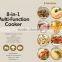 Kawachi 8-in-1 Multi Function Ultra Chef Multi Cooker-White