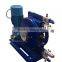 Adjustable flow rate industrial rubber squeeze pump with sprocket chain transmission