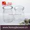 glass manufactory supply mini clear glass jar, tumbler glass jar