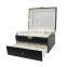 Store More Watch Box Large 20 Mens Black Leather Display Glass Top Jewelry Case Organizer