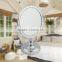 double heart -shaped magnifying cosmetic mirror