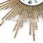 Vintage Gold Metal Wall Clock Digital Clock