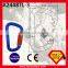 Quicklock Triple Lock Mountain Aluminum Carabiner With CE Certificate