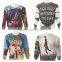 custom high quality 3D digital print christmas sweater for men