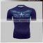 Spandex / polyester Sublimation Short sleeve Compression Shirts