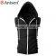 Oem Wholesale Fashion Design Men Hooded Vest