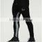 Dark Grey Mens Tapered Jogger Pants Polyester Cotton Fleece Black Fashion Design Fitness Sweatpants Gym Fitted Joggers