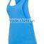 OEM service fashion lady long loose vest top 100%cotton