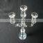 Transparent K9 Crystal Candle Holder,Crystal Beads Candelabra Crystal Candle Holder For Wedding Table Decoration