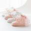 B40966A Wholesale kids thin mesh socks girls lace bowknots socks