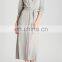 Wholesale luxurious flat knitted pure 100% cashmere bathrobe,cashmere sleepwear