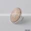 large natural oval stone silver ring
