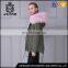 Fancy beautiful winter warm cheap pink faux fur coat