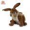 Wholesale Stuffed Realistic Plush Emulational Bunny Lifelike Animal Long Ears Rabbit Toys
