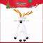 Plush white lifelike christmas reindeer stuffed toy