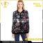 factory direct supply hot selling fashion saree blouses design long sleeve floral blouses