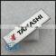 Hot custom high quality 3M adhesive metal name badge