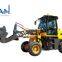 CE China wheel loader manufacturer 1.5ton 1500kg wheel loader front end mini loader European market