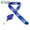 Custom high quality Sublimation printed Polyester id card holder neck lanyard